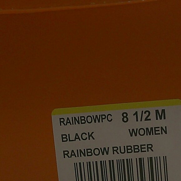Rocket Dog Black White Waterproof Classic Rubber Rainbow Chelsea Boot Size 8.5 M - Picture 10 of 10